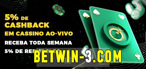 Promoções do cassino ao Vivo betwin